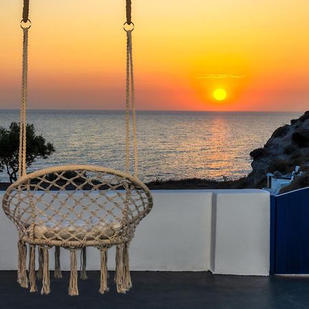 Peaceful Seafront Retreat In Santorini -Sonus Mare Beach Houses Vourvoúlos Exteriér fotografie