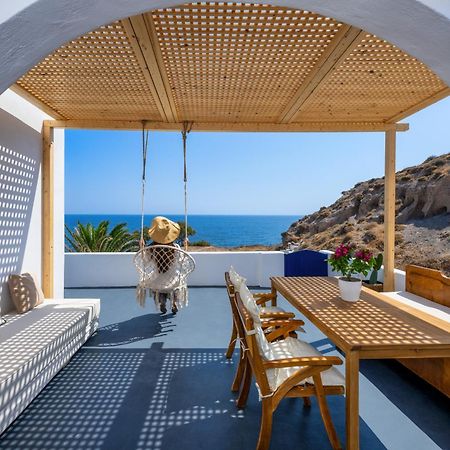 Peaceful Seafront Retreat In Santorini -Sonus Mare Beach Houses Vourvoúlos Exteriér fotografie