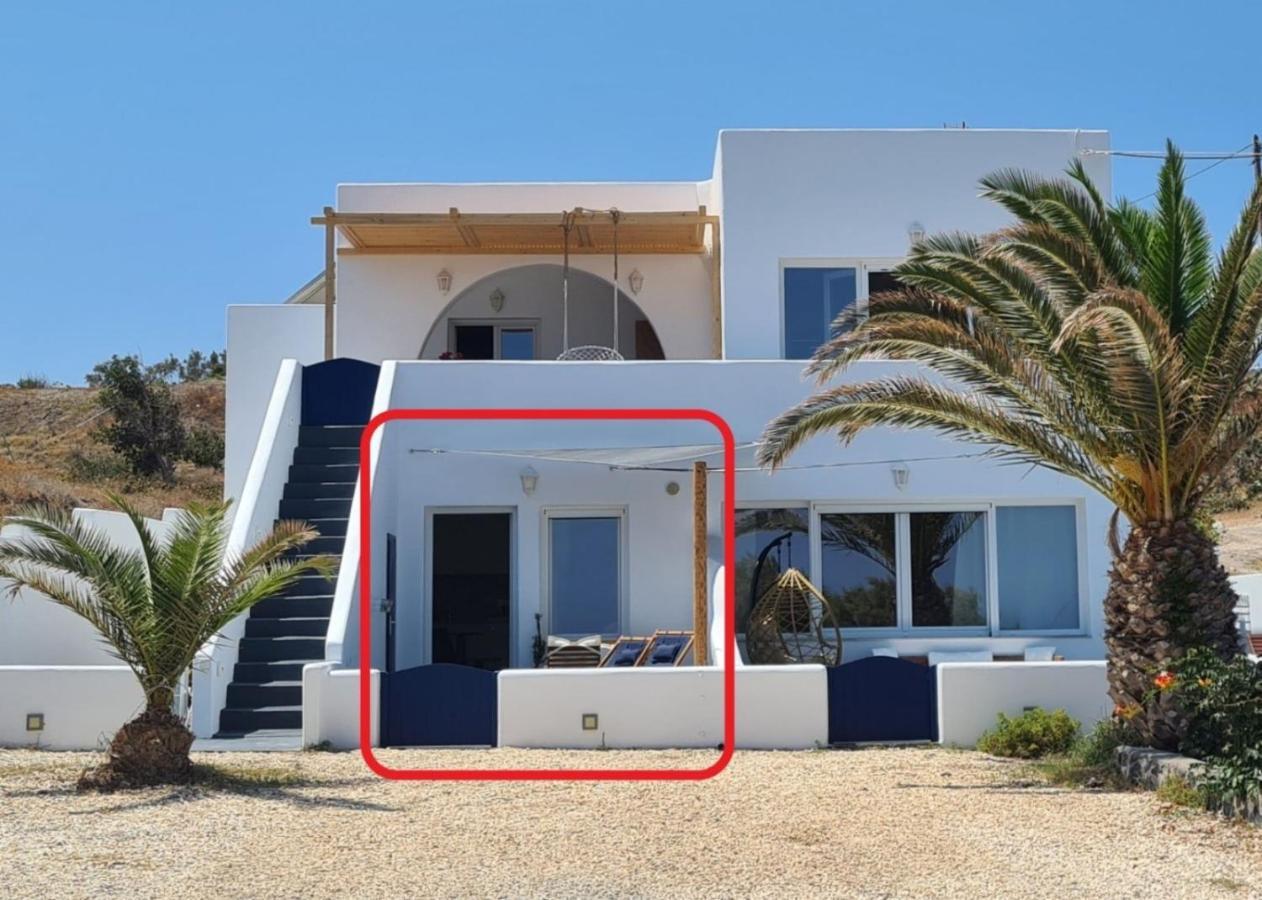 Peaceful Seafront Retreat In Santorini -Sonus Mare Beach Houses Vourvoúlos Exteriér fotografie