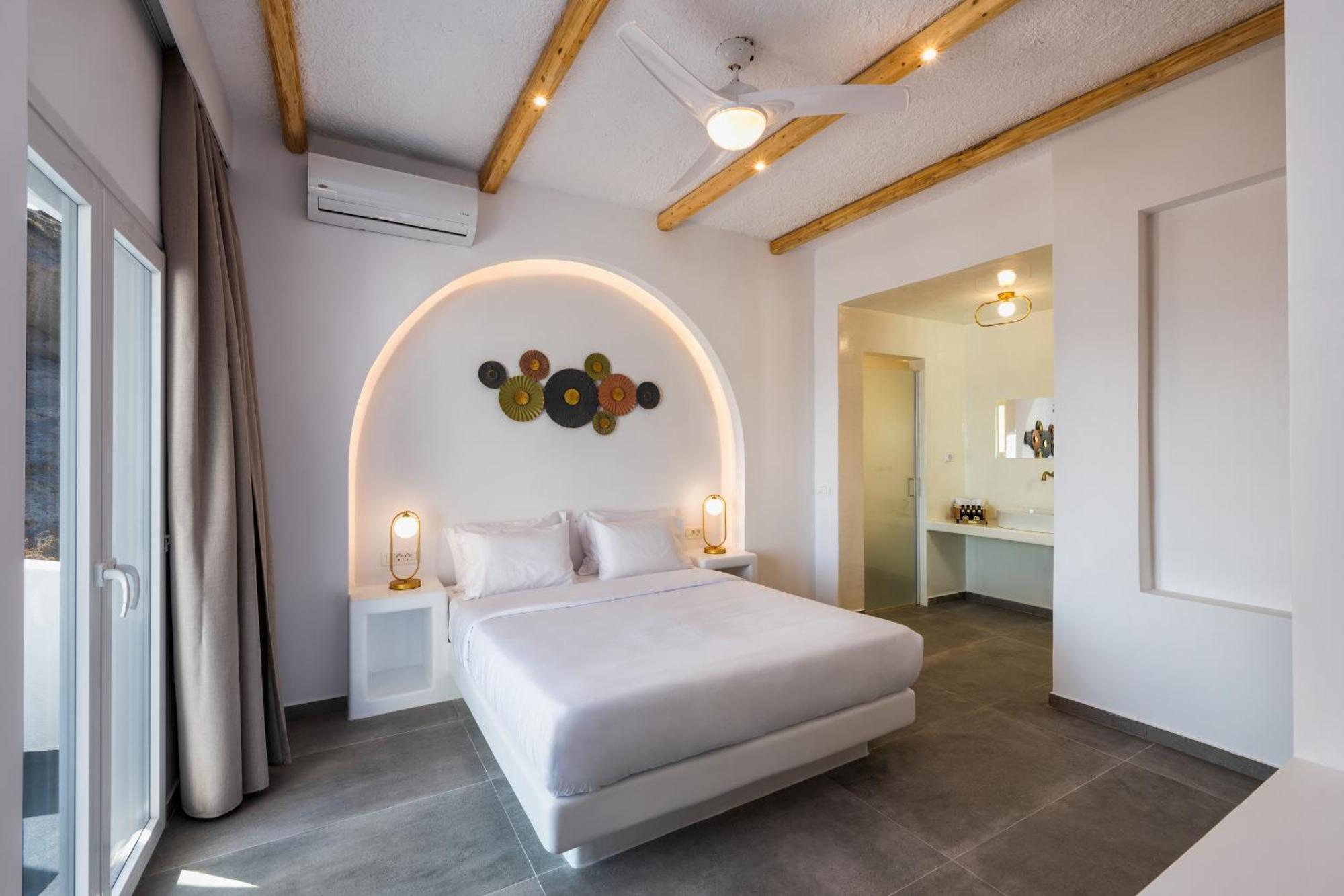 Peaceful Seafront Retreat In Santorini -Sonus Mare Beach Houses Vourvoúlos Exteriér fotografie