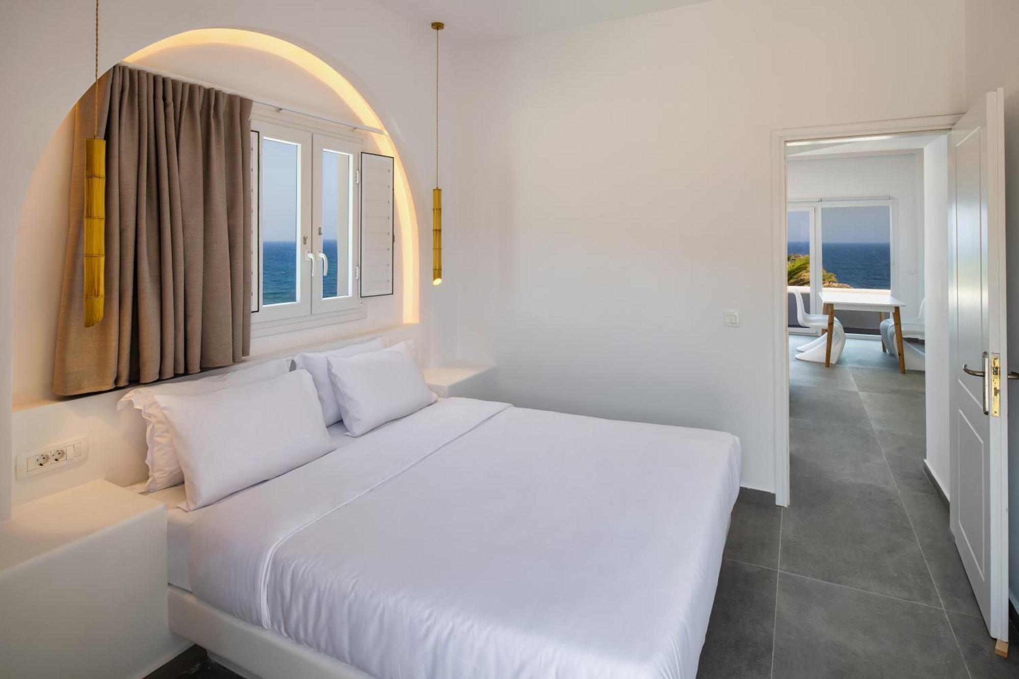 Peaceful Seafront Retreat In Santorini -Sonus Mare Beach Houses Vourvoúlos Exteriér fotografie
