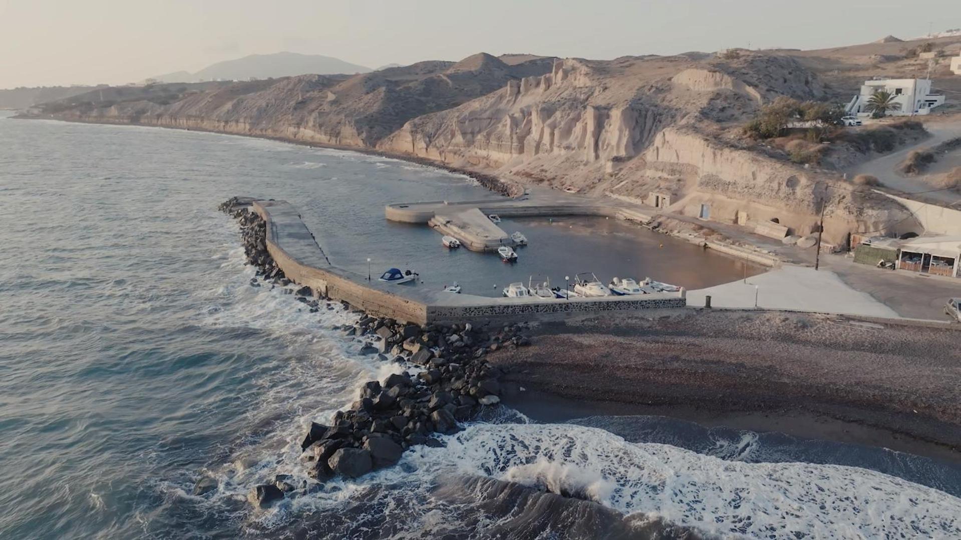Peaceful Seafront Retreat In Santorini -Sonus Mare Beach Houses Vourvoúlos Exteriér fotografie